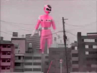giantess pink power ranger space 1