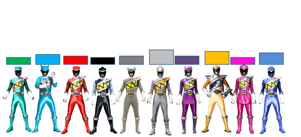 dino charge power chart rangers in ranger form by GENETICHERO on DeviantArt