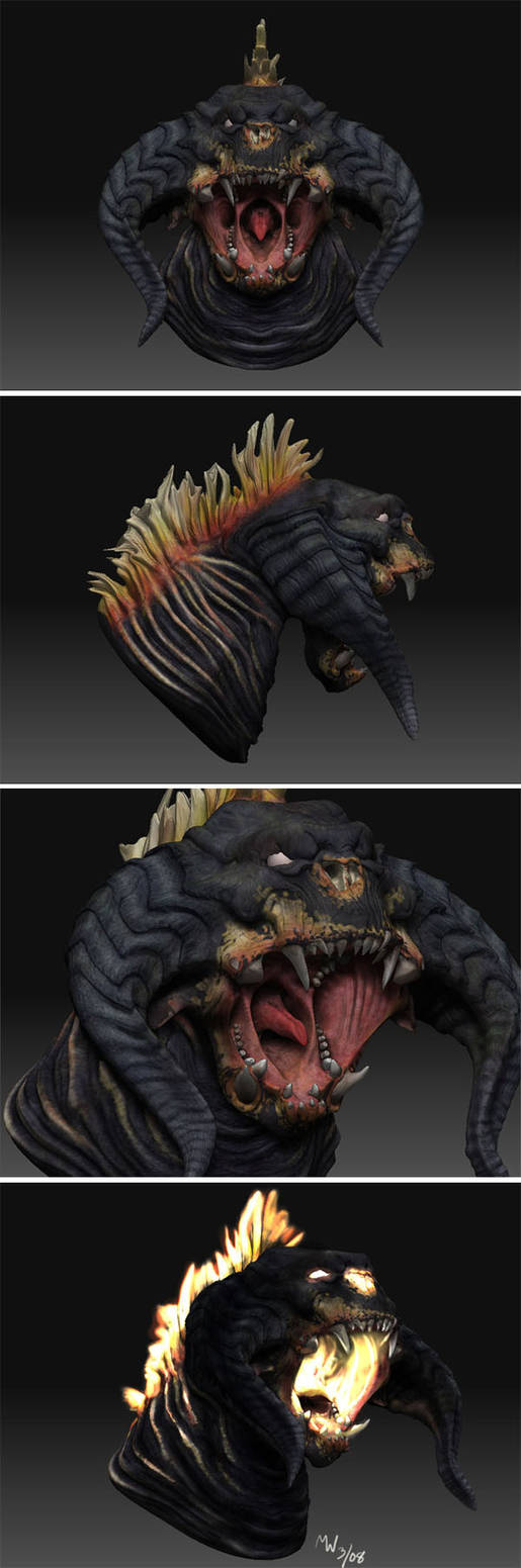 Balrog model by LynxGriffin on DeviantArt