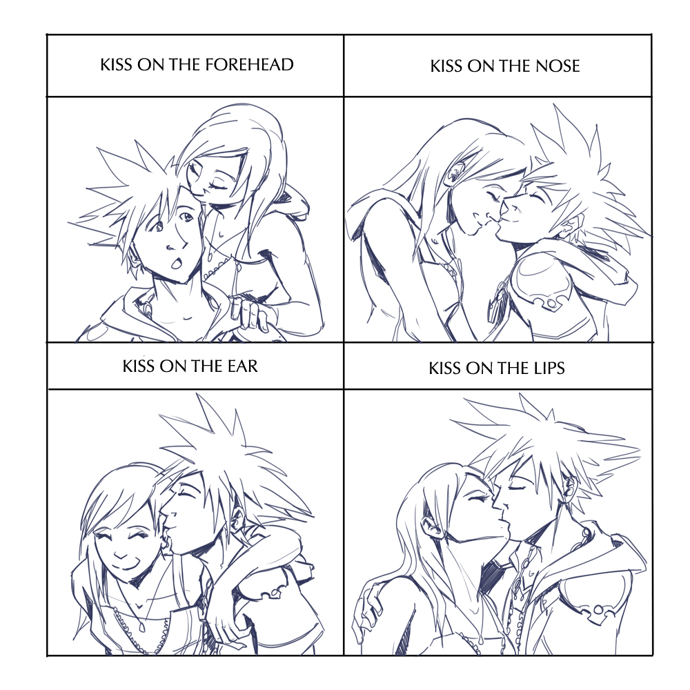 Kiss Meme - Sora and Kairi