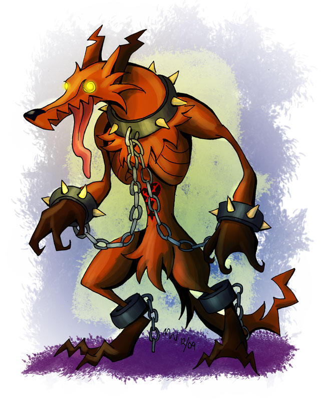 Earless Werewolf Heartless Comm 22 - Werewolf by LynxGriffin on DeviantArt