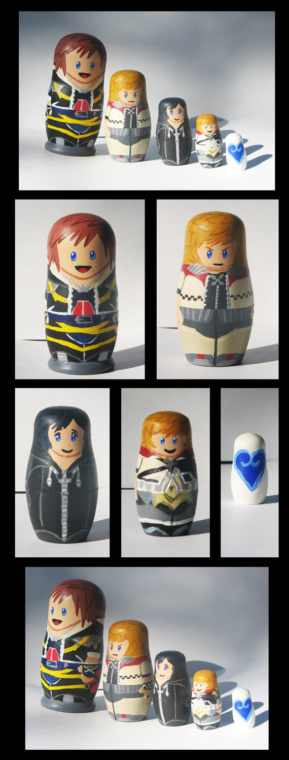 Sora's Heart Nesting Dolls