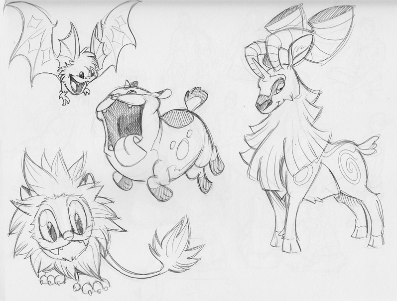 Dream Eater Sketches