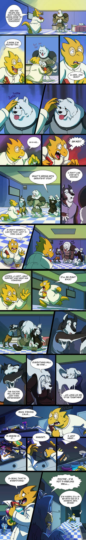 UT - True Lab Origins - page 1 by LynxGriffin on DeviantArt