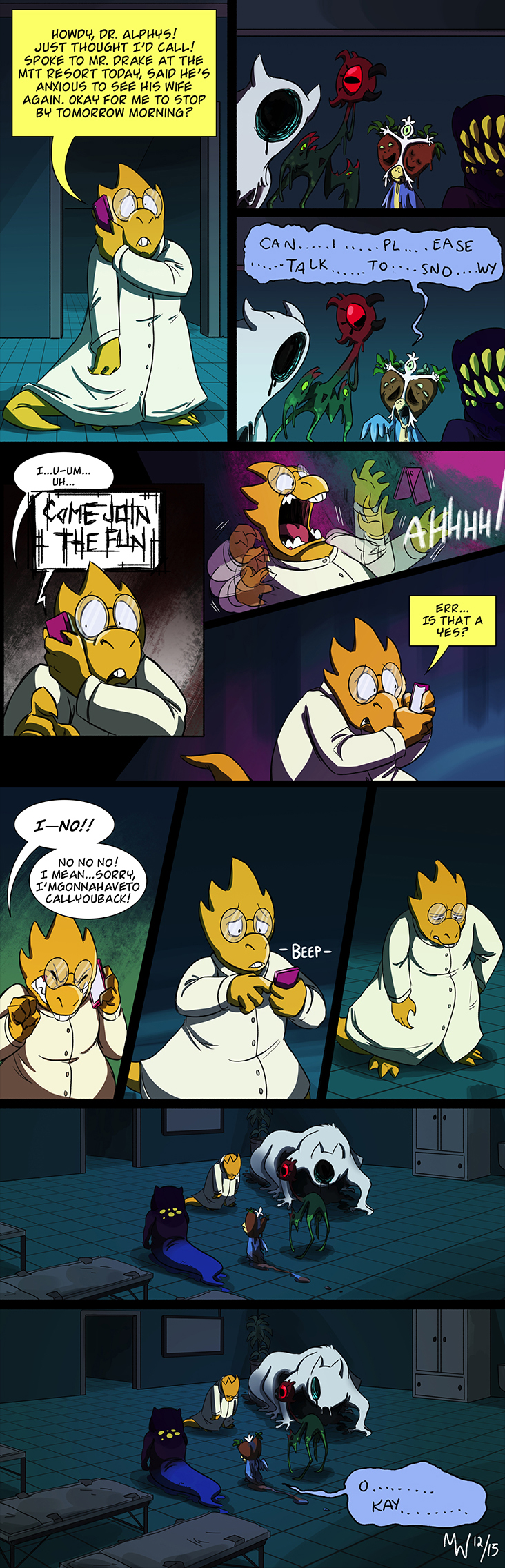 UT - True Lab Origins - page 5 by LynxGriffin on DeviantArt