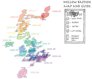 Hollow Bastion - Complete Map