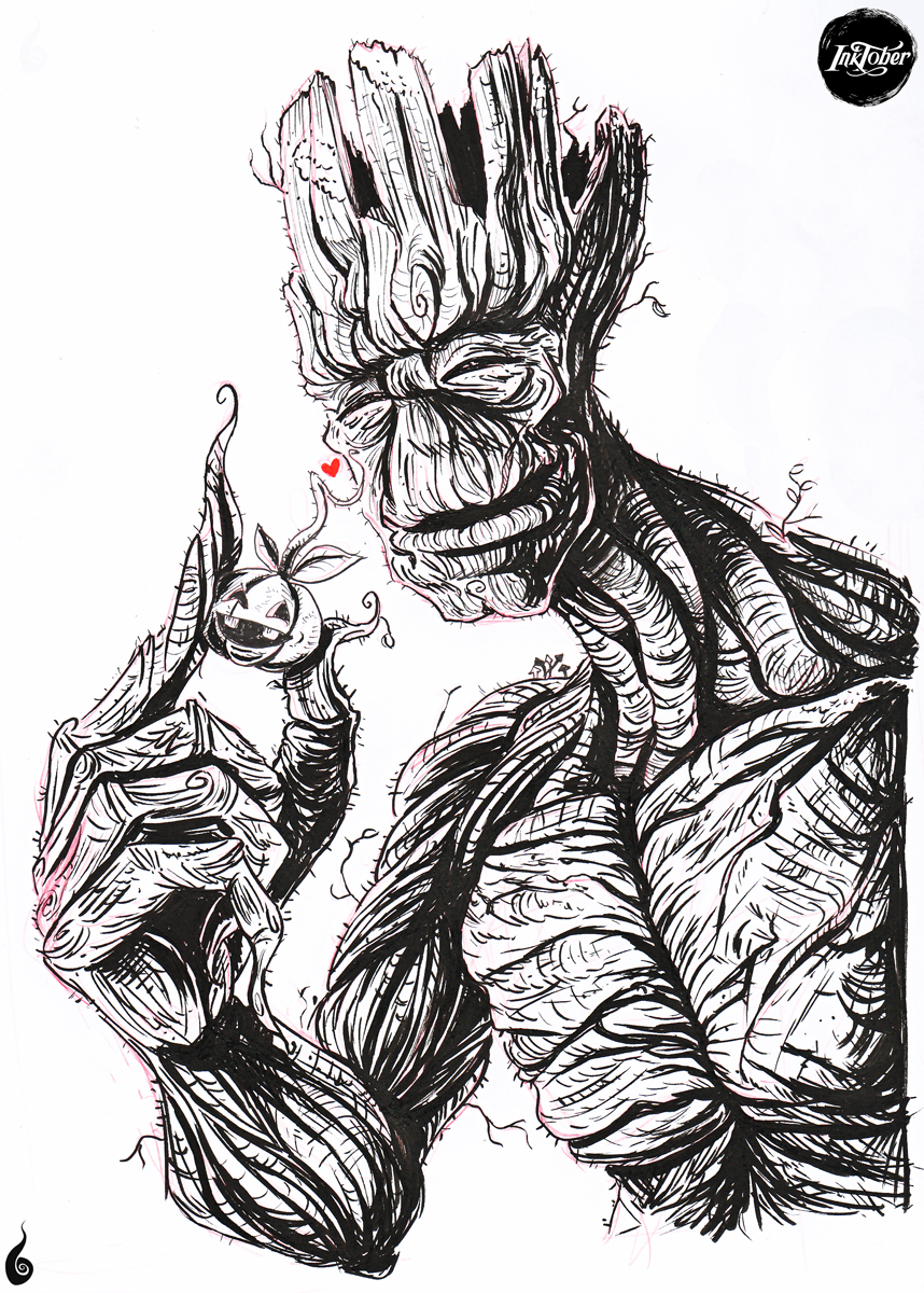 Inktober_Groot