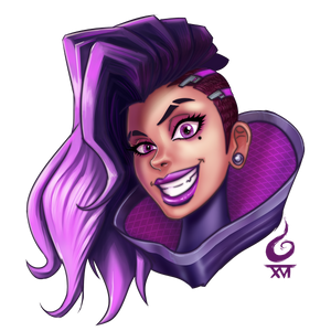 OW Sombra fanart