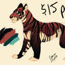 Bob-tail Tiger adopt 5 $15