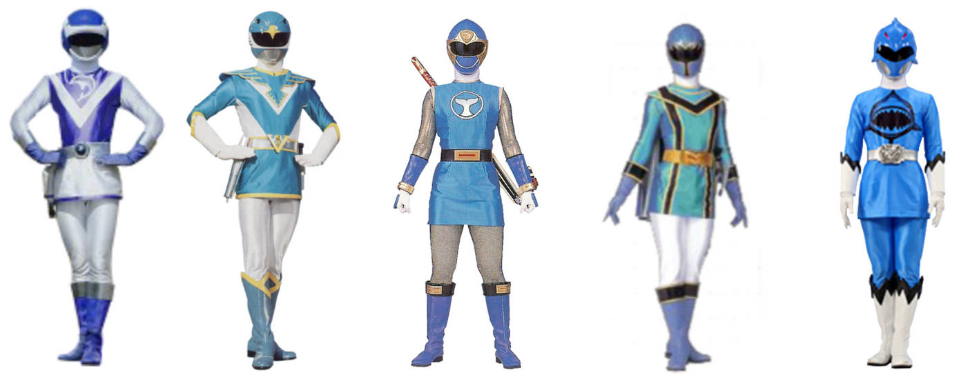 Every Girl Ranger All Female Blue Rangers by KiddyfriendlyOCs on DeviantArt