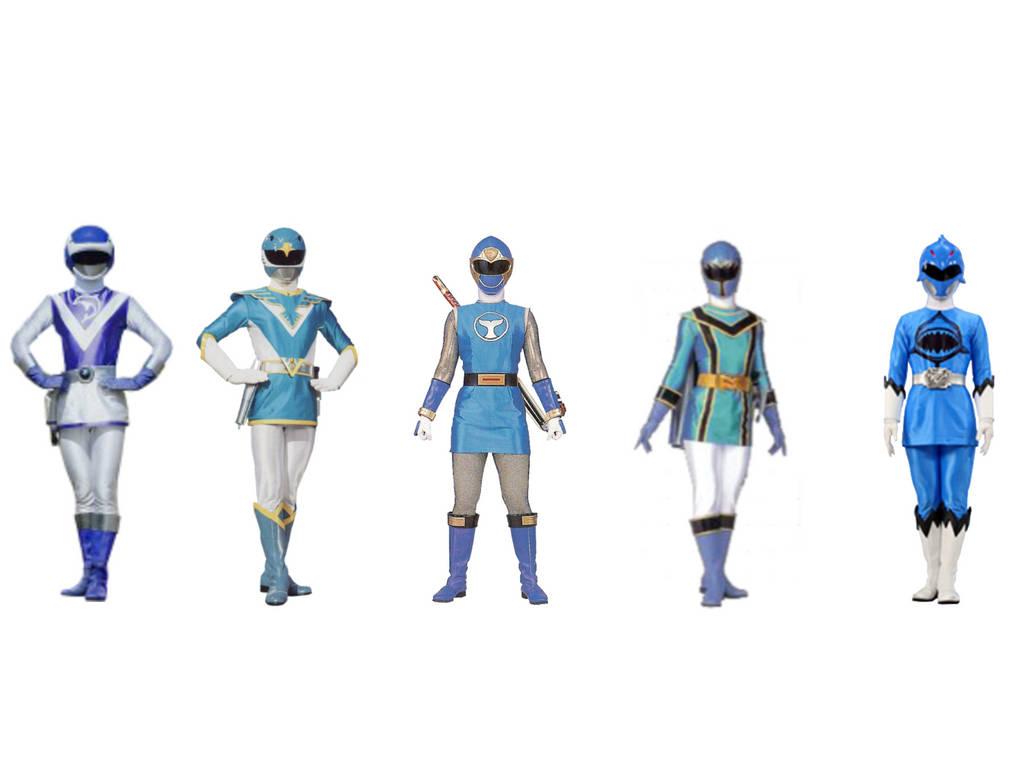 All Female Blue Rangers by KiddyfriendlyOCs on DeviantArt