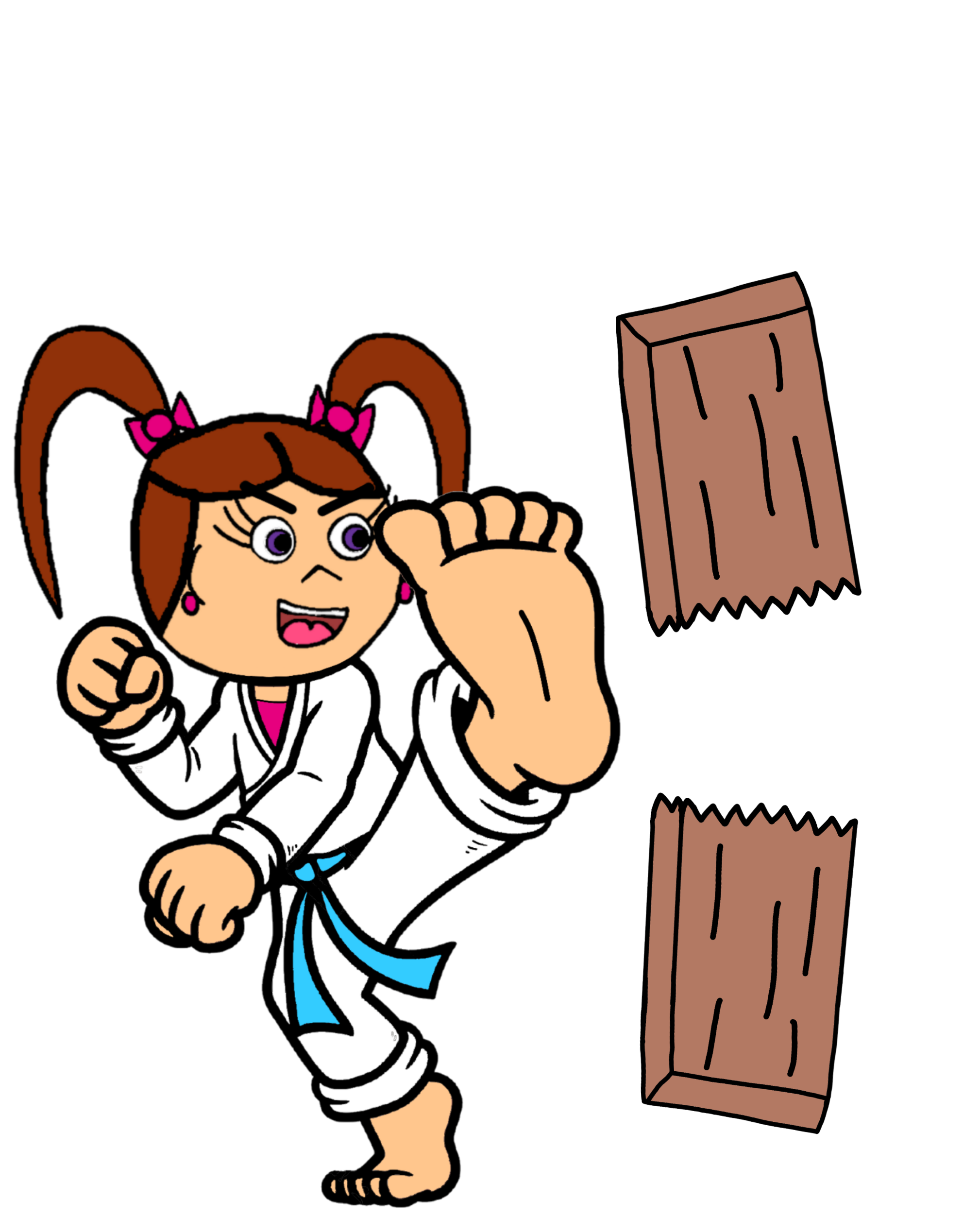 Daisy Karate chop by KiddyfriendlyOCs on DeviantArt