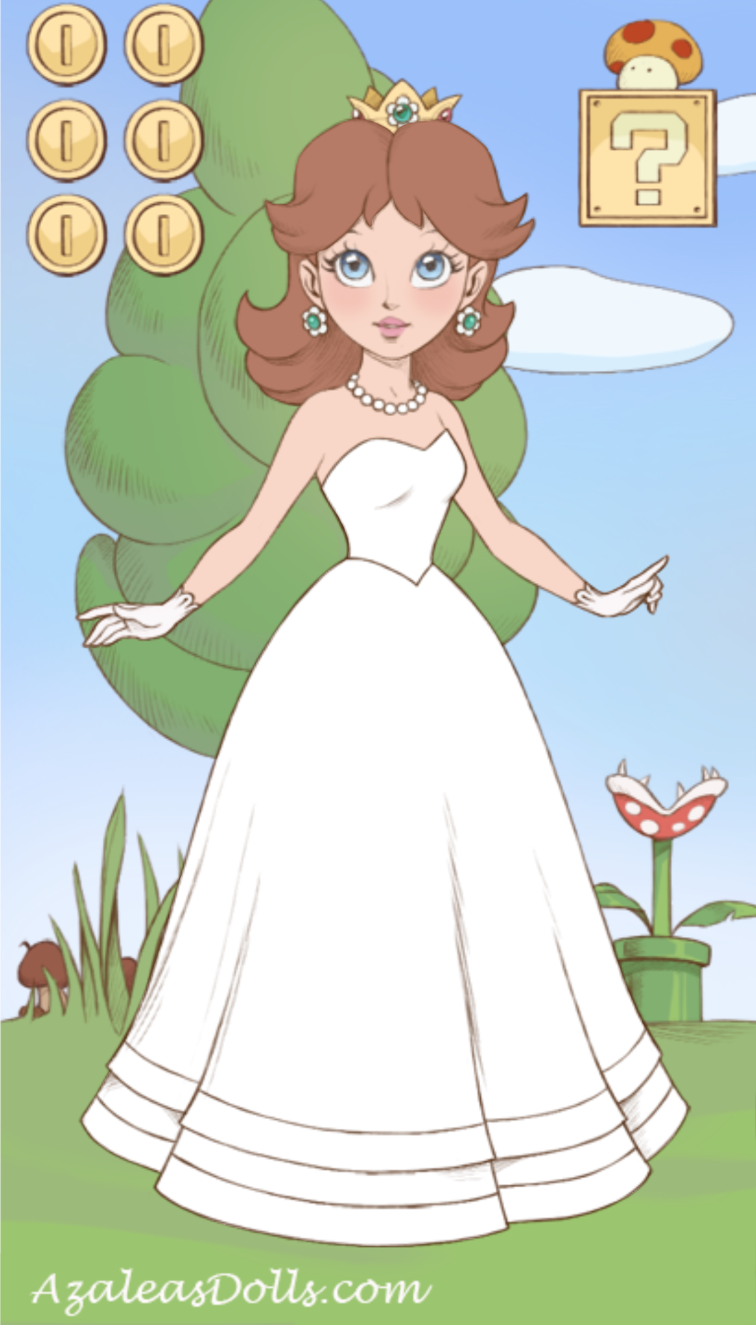 Princess daisy wedding dress online