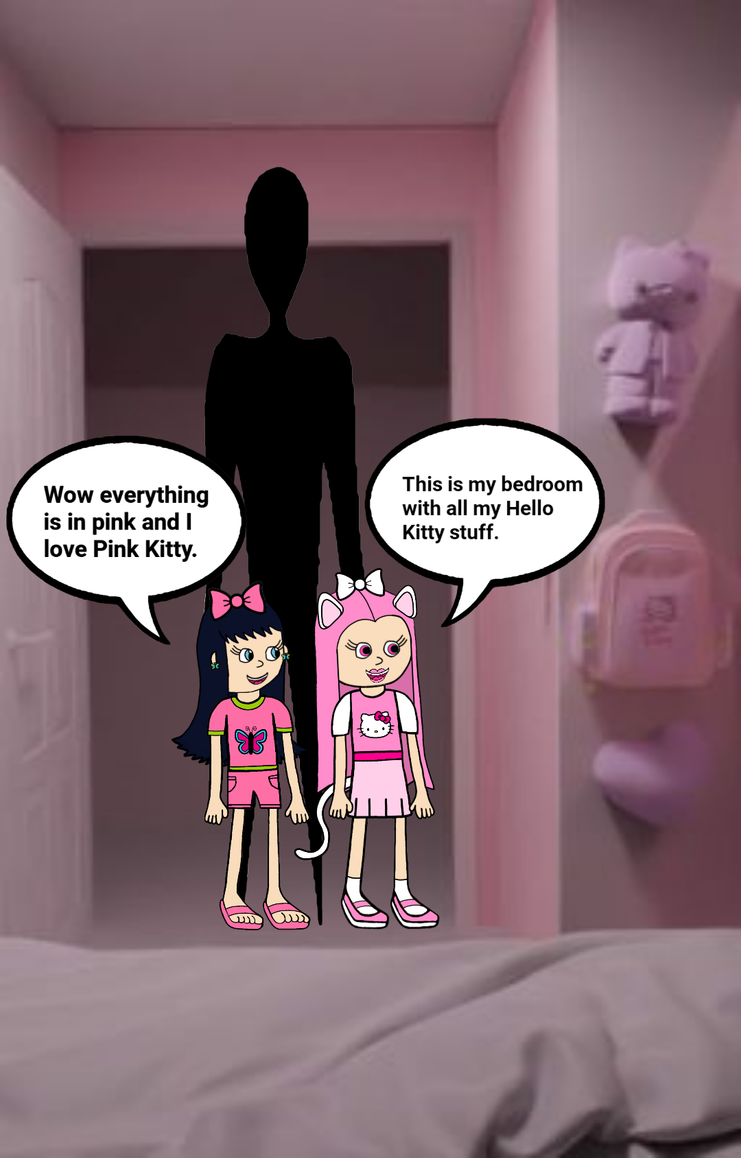 🎀🌸Level 974 - Kitty's House BACKROOMS..🌸🎀 #shorts 