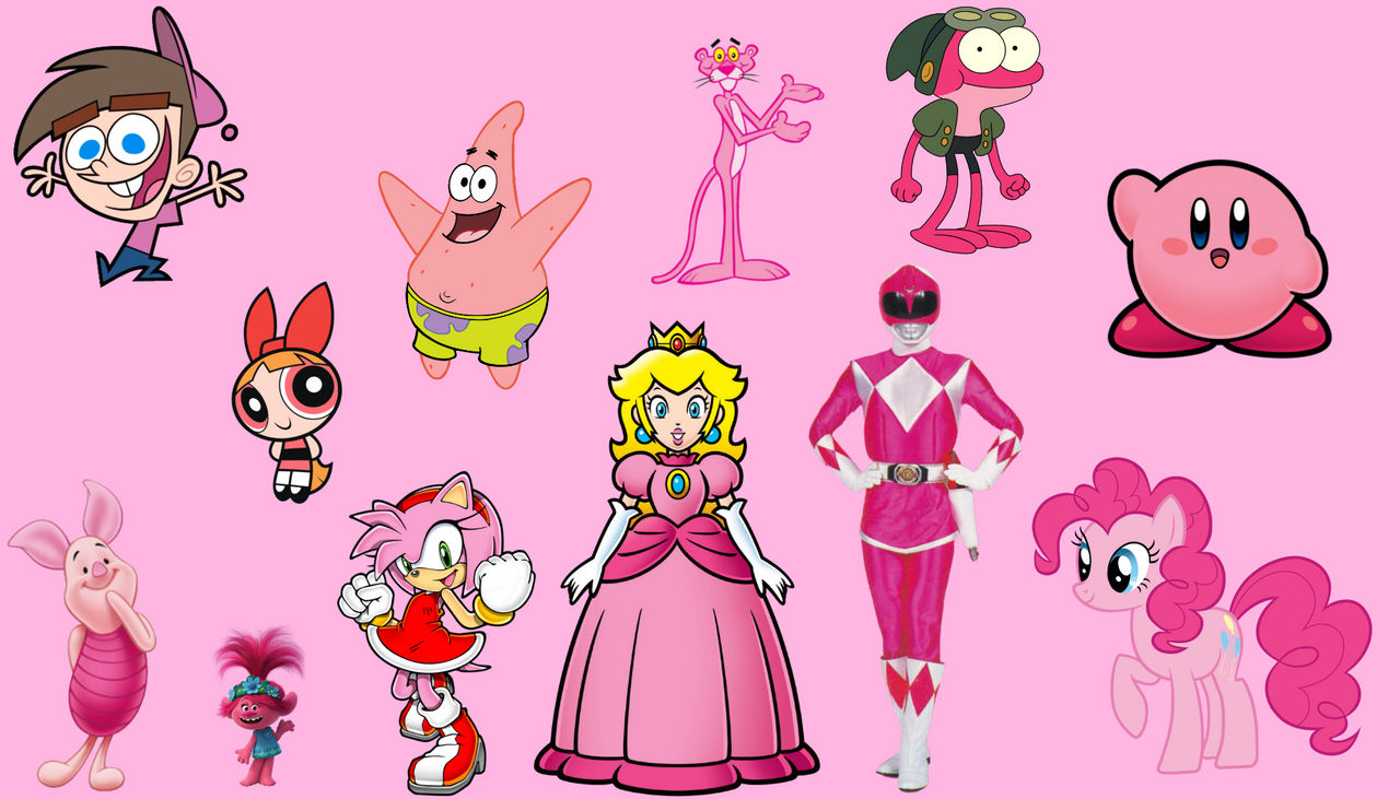 Pink Charters All pink characters by KiddyfriendlyOCs on DeviantArt