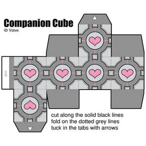 paper companion cube