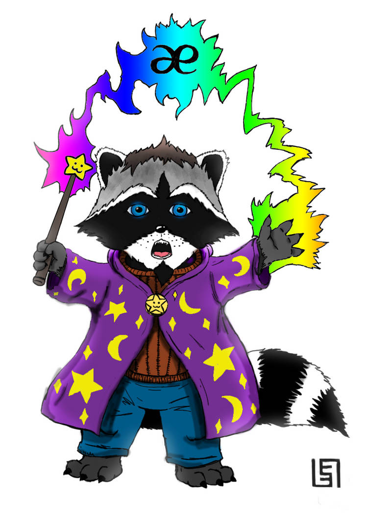 Magic Raccon Magic Raccoon by Djigallag on DeviantArt