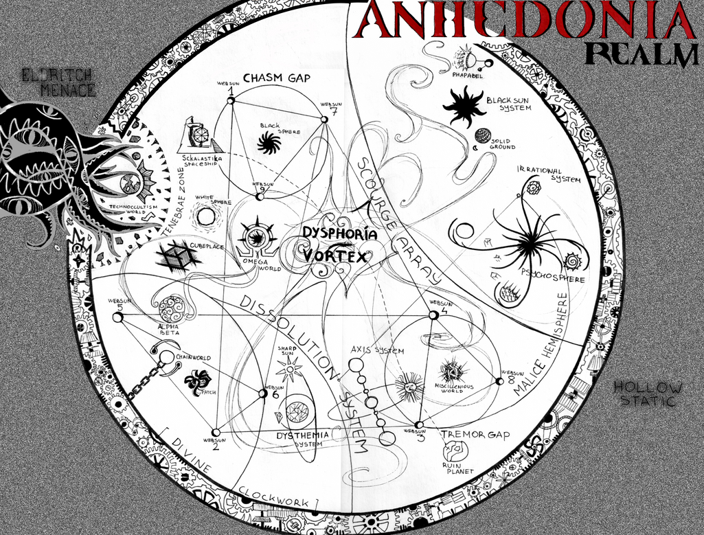 Anhedonia star map