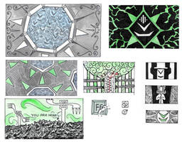 Trilogy Background Sketches