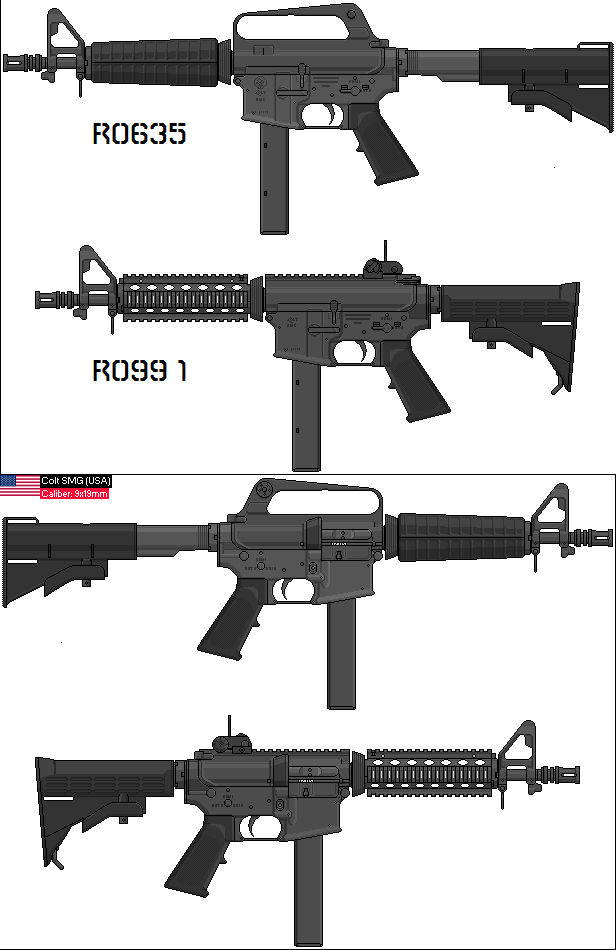 Colt R0991 Colt 9mm SMG by JXL-2003 on DeviantArt
