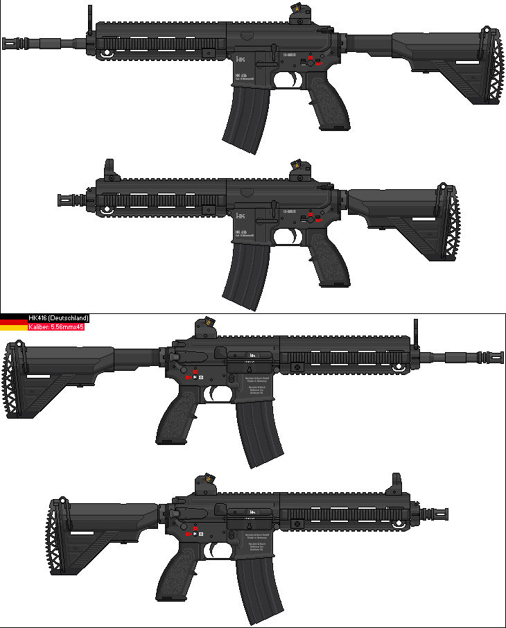 HK HK416 by JXL-2003 on DeviantArt