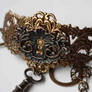 Steampunk keyhole choker 2.2