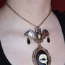 Bat vampire necklace