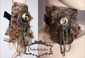 Steampunk jabot cuff transformer II