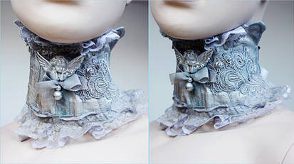 Cherub neck corset