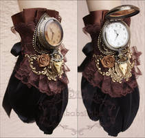 Steampunk watch cuff IV