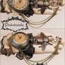 Bumblebee steampunk watch cuff