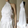 White swan elven wedding feather dress I