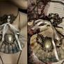 Bohemian Wedding necklace Shell Jabot