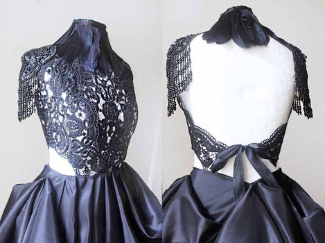 Rococo steampunk dress I