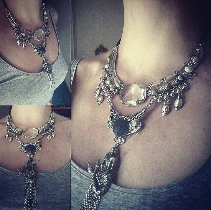 Mermaid boho necklace