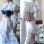 Feather bolero black swan wings sleeve long glove