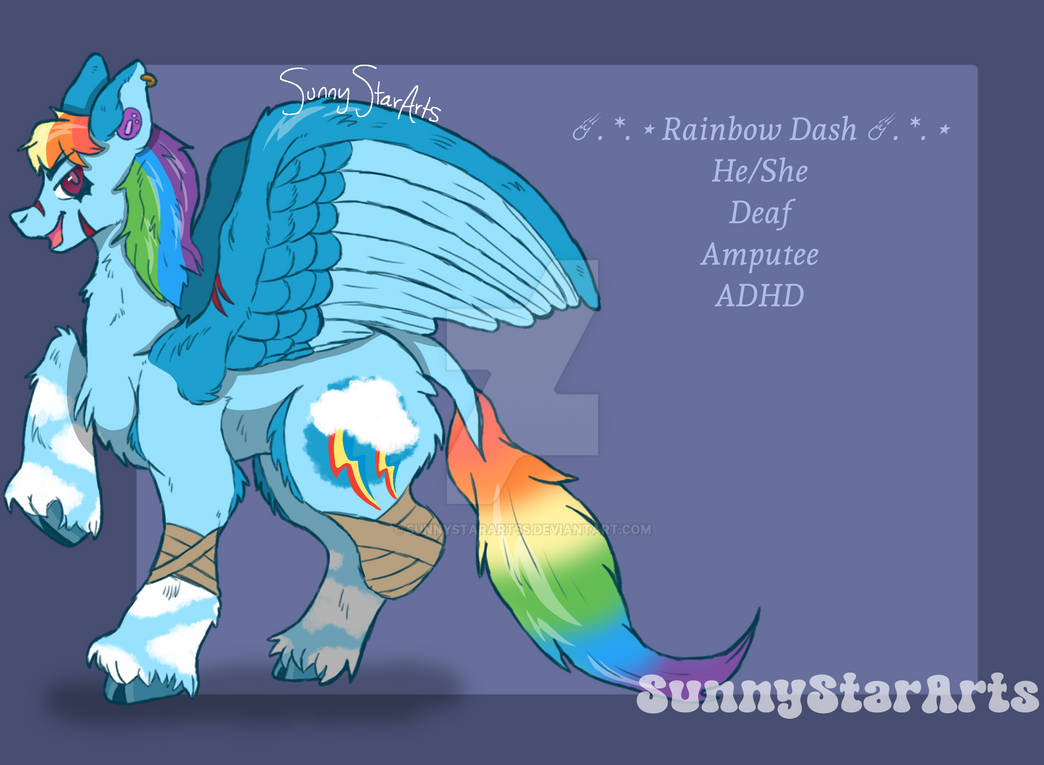 Mlp Re Find MLP re-design #3: Rainbow Dash by SunnyStarArtss on DeviantArt