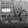 An unusual shopkeeper.