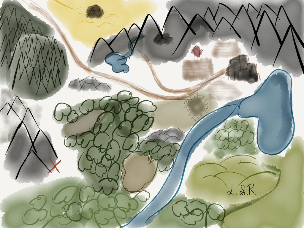 A quick map by Dawnangel1 on DeviantArt