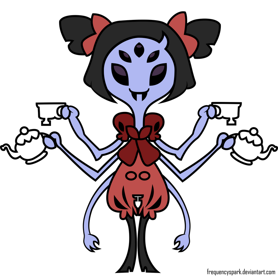 Undertale Muffet Vector by Sparxyz on DeviantArt