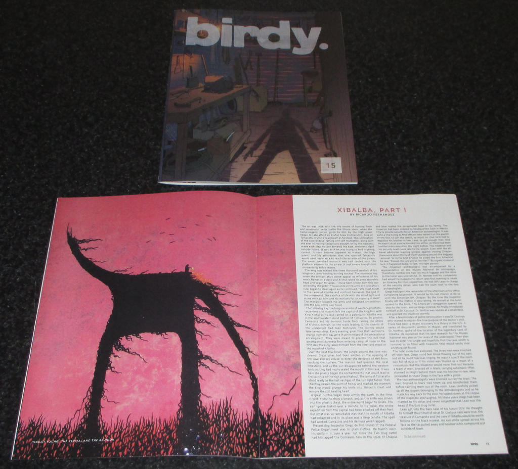 Appearence in Birdy #15. March 2015