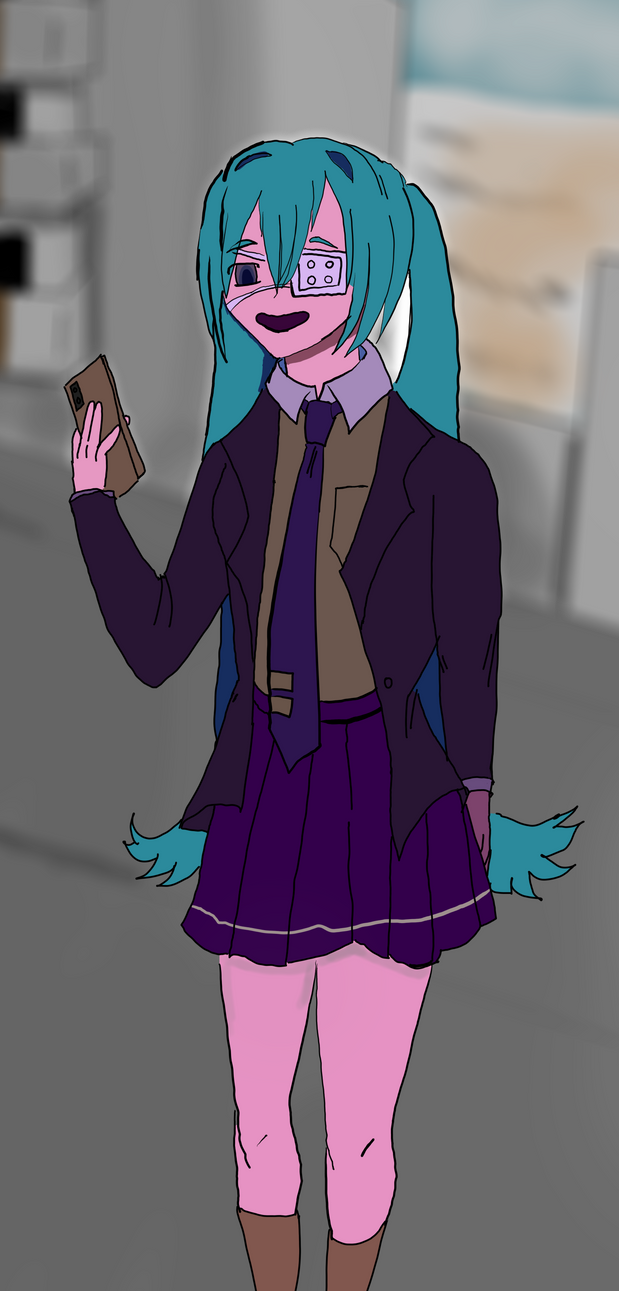 Miku Monitoring by Lovelydinosaur25 on DeviantArt
