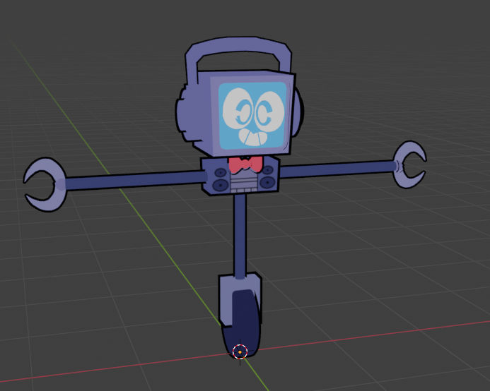 Fandroid Cartoon Model 3D by carayysyyd on DeviantArt