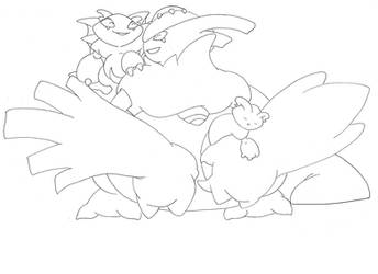Fakemon: Dragon family