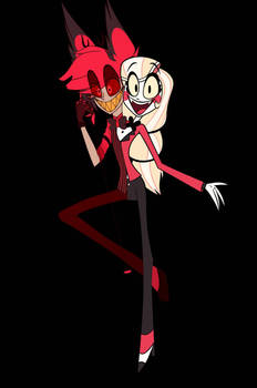 Alastor and Charlie Conjoined