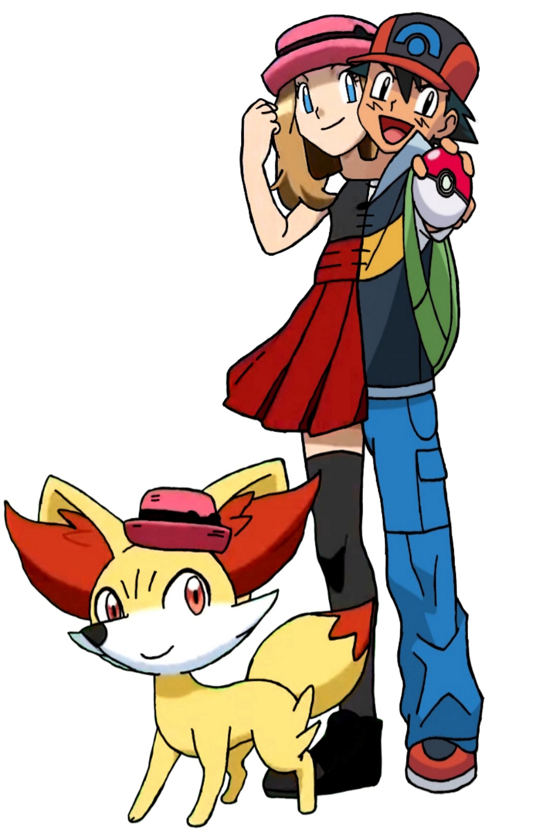 Ash and Serena Conjoined by Conjoined-RainMaker on DeviantArt