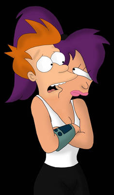 Fry and Leela Conjoined 4