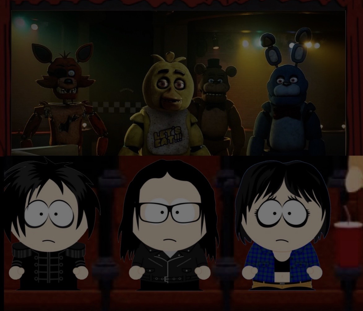 Freddy And His Friends Ready to See FNAF Movie by JosephPlus2001