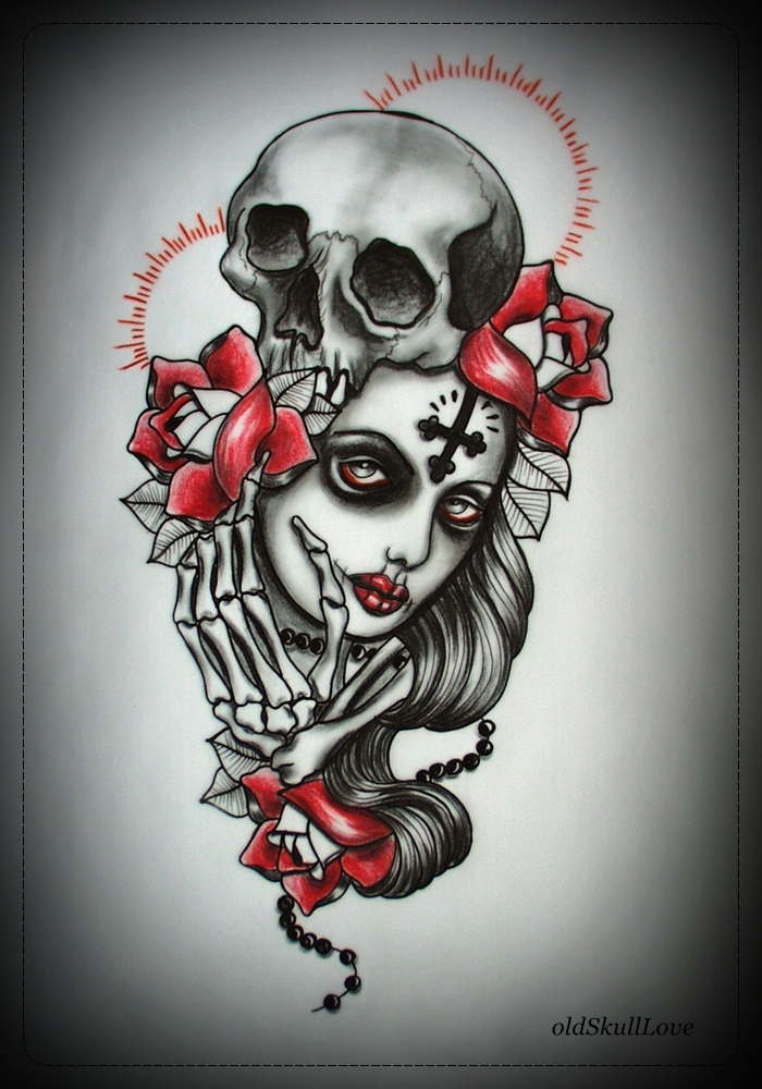 MUERTE tattoo design