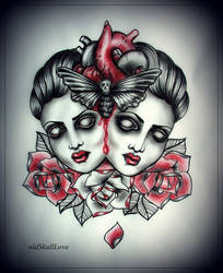 HEART tattoo design by MWeiss-Art